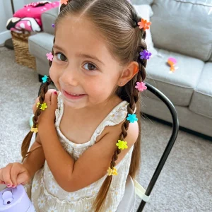 مینی کلیپس فانتزی رنگ پاستلی