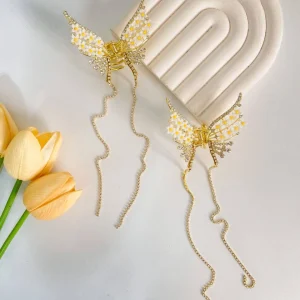 کلیپس مجلسی آویزدار فول نگین