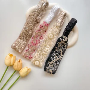 هدبند پارچهای سوزندوزی