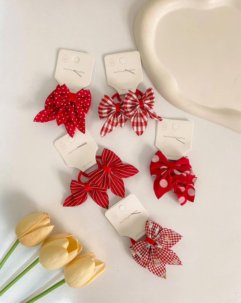 کش موی جفتی پاپیونی قرم