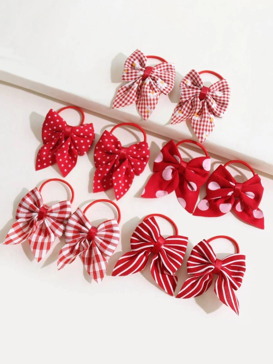 کش موی جفتی پاپیونی قرمز - Image 2