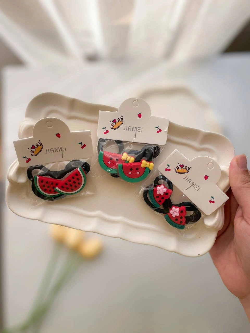 کش موی جفتی پیکسل هندوانهی یلدایی