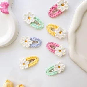 گیره موی بافت گل