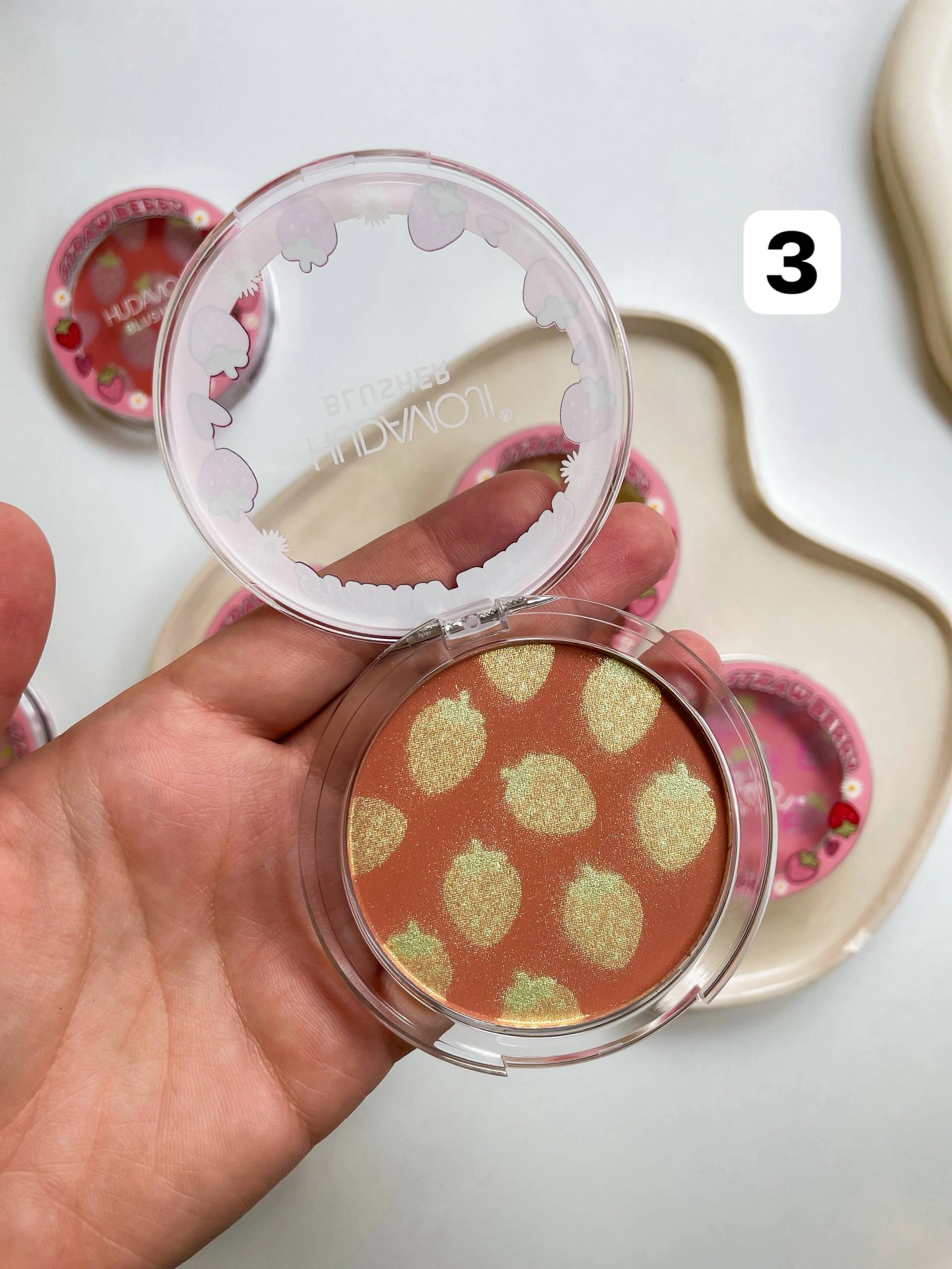 رژ گونه توتفرنگی هدا موجی - Image 4