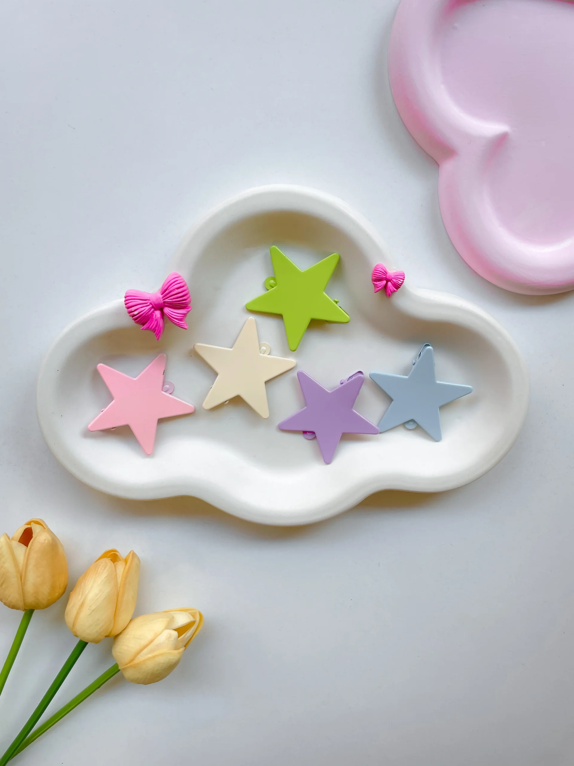 گیره تقتقی ستاره رنگی