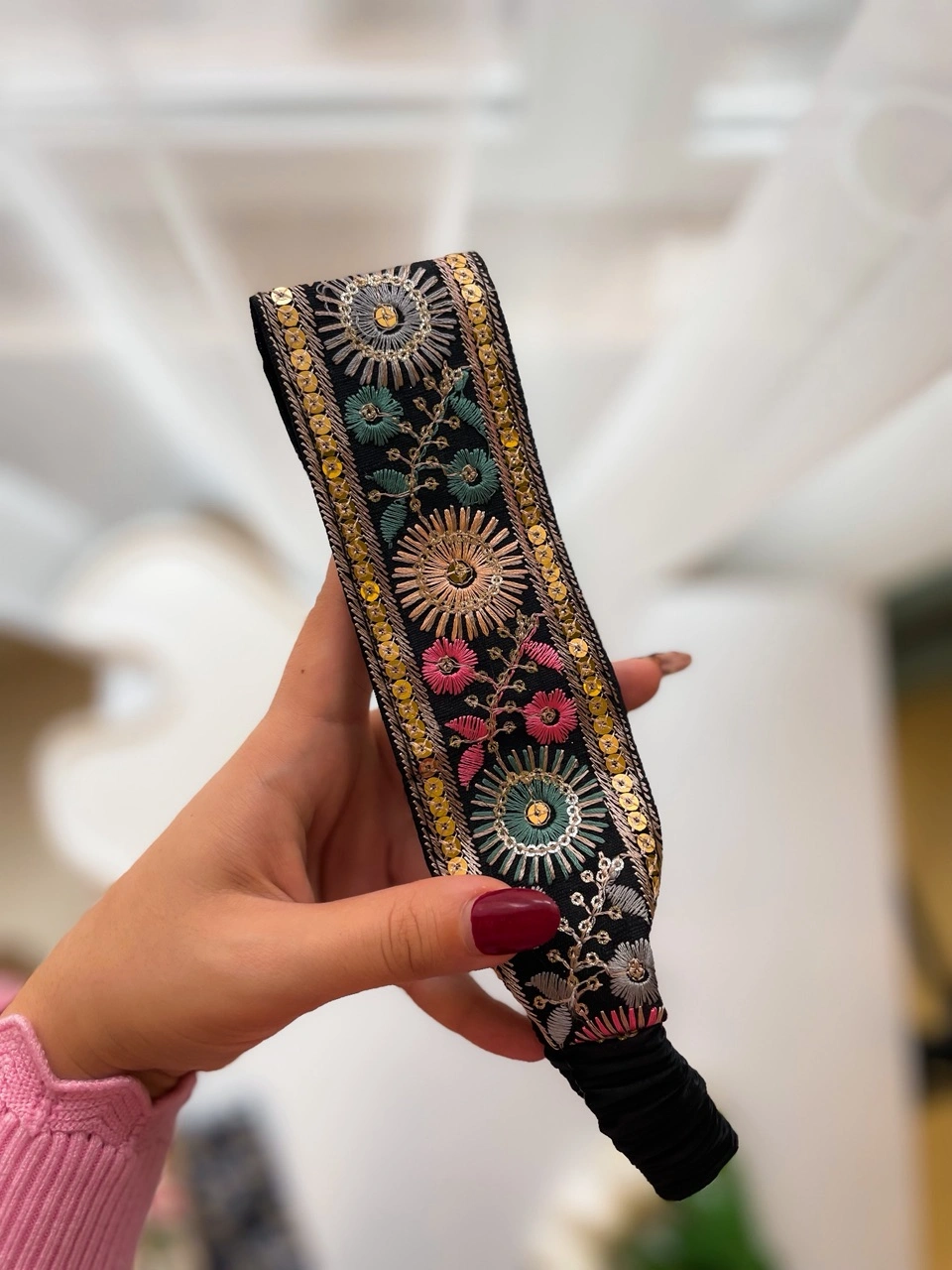 هدبند سوزندوزی اعلا - Image 3