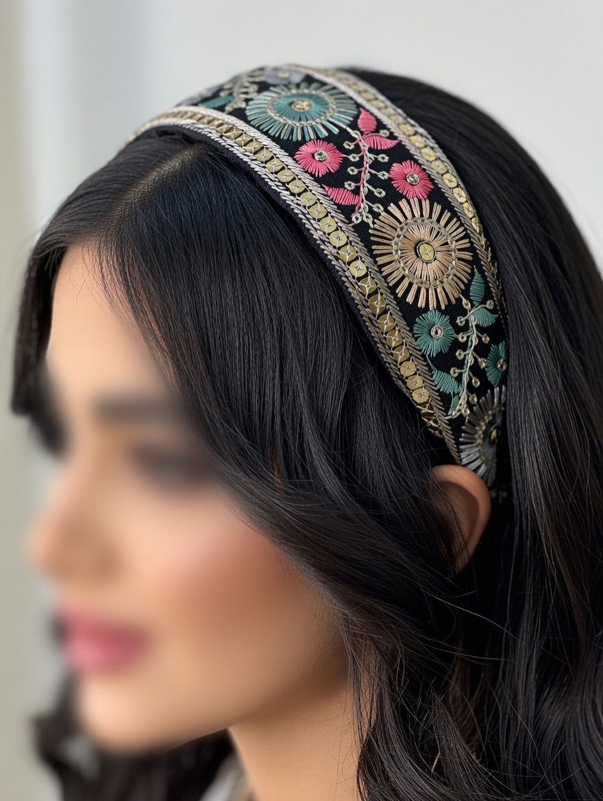 هدبند سوزندوزی اعلا - Image 7