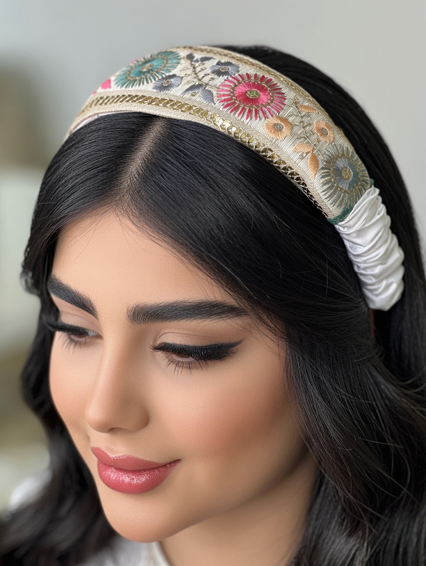 هدبند سوزندوزی اعلا - Image 12