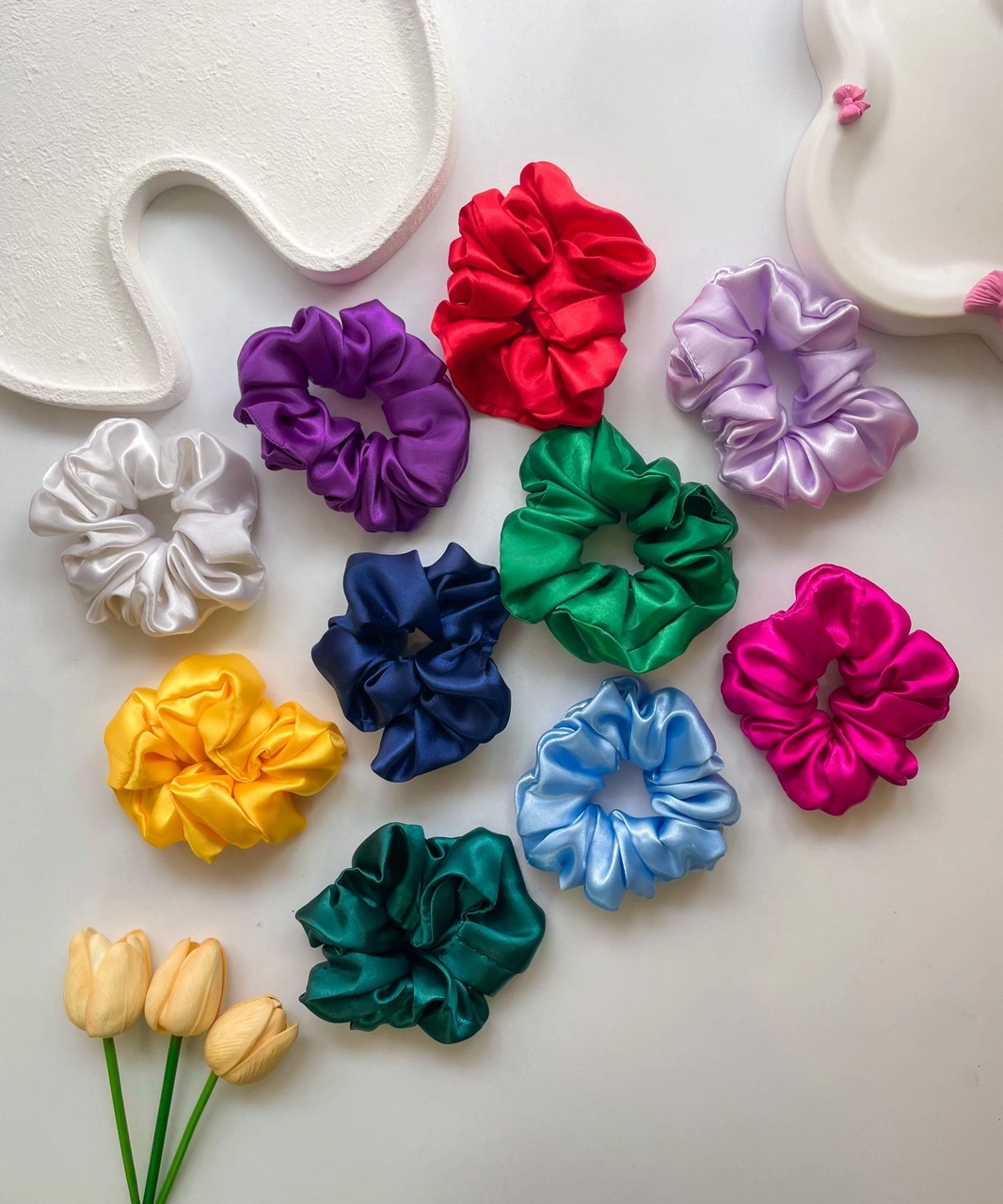 کش اسکرانچی ساتن - Image 2