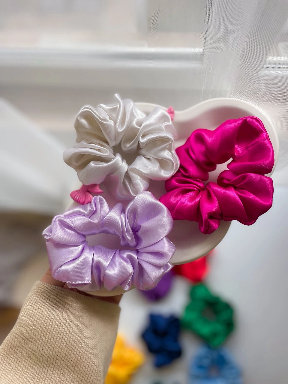 کش اسکرانچی ساتن