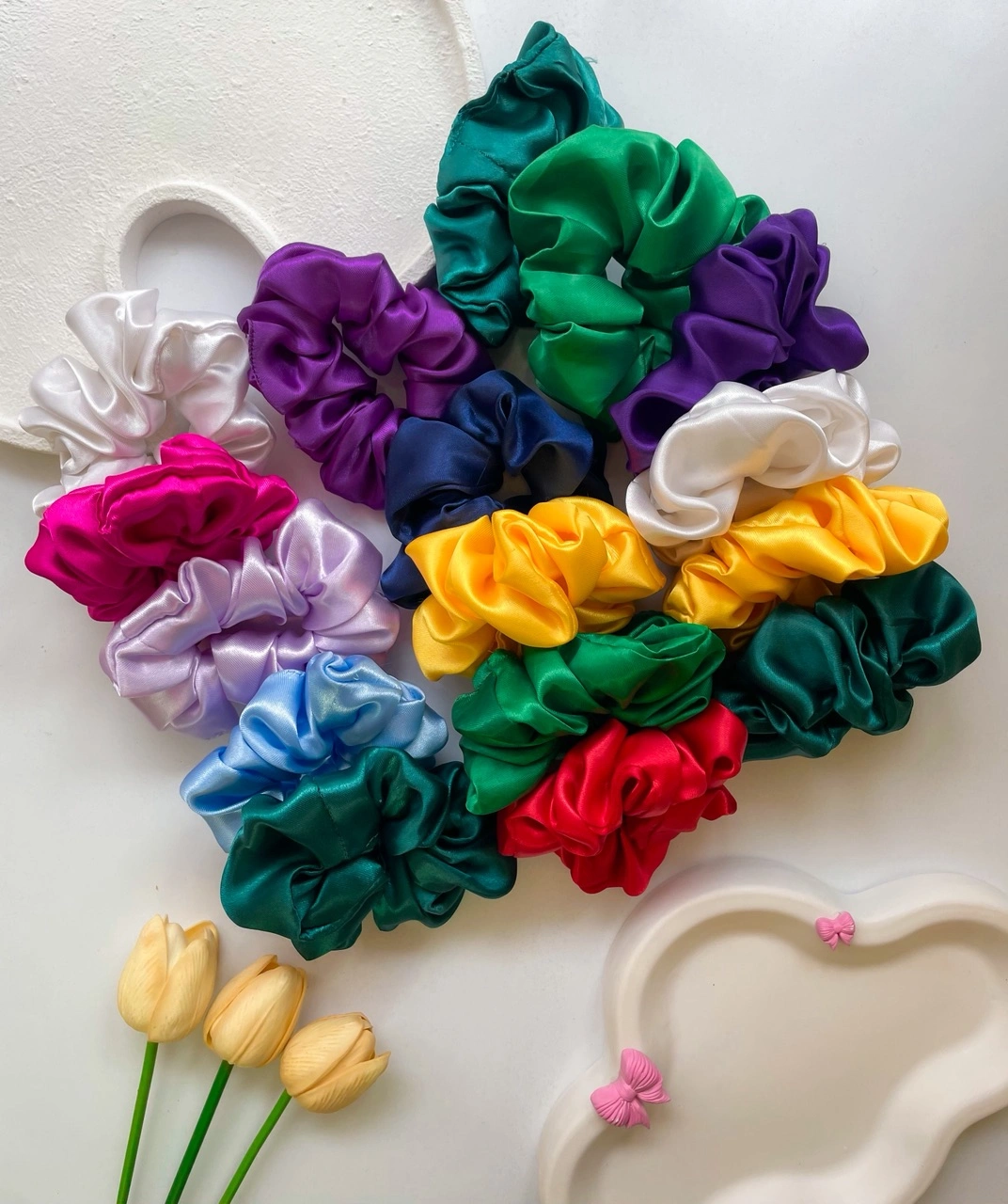 کش اسکرانچی ساتن - Image 7