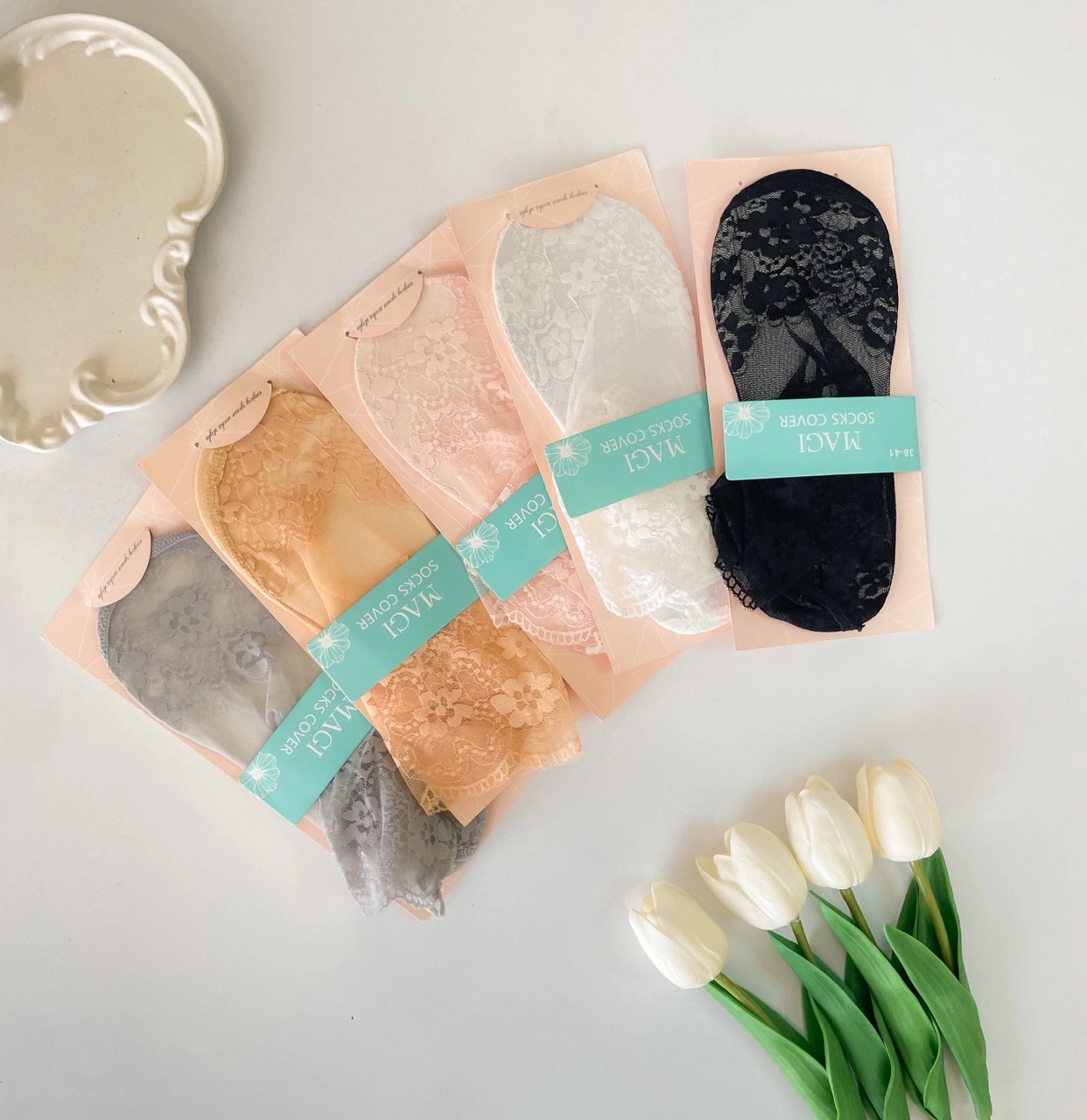 ✨ جوراب مجلسی توری زنانه