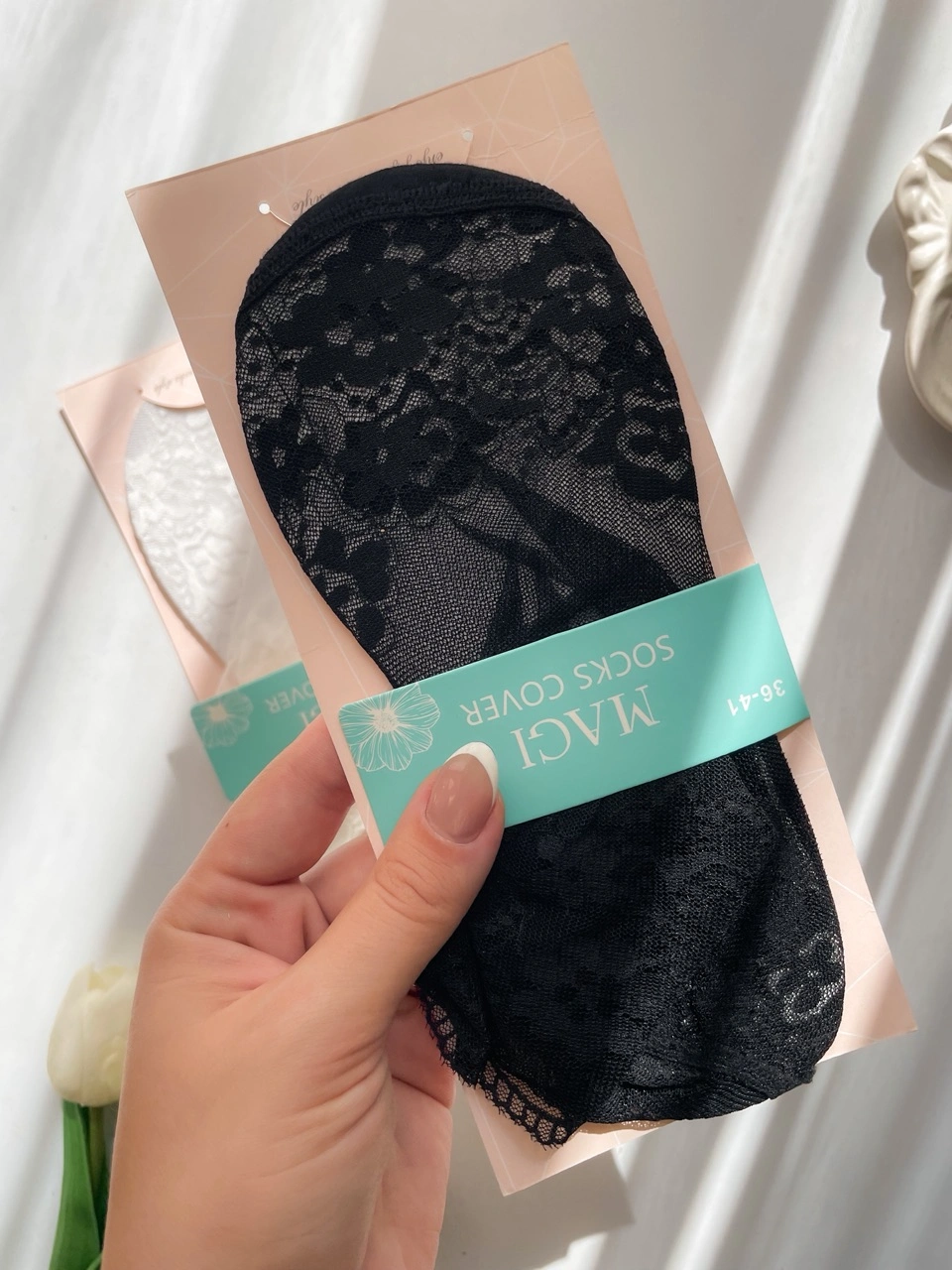 ✨ جوراب مجلسی توری زنانه - Image 2