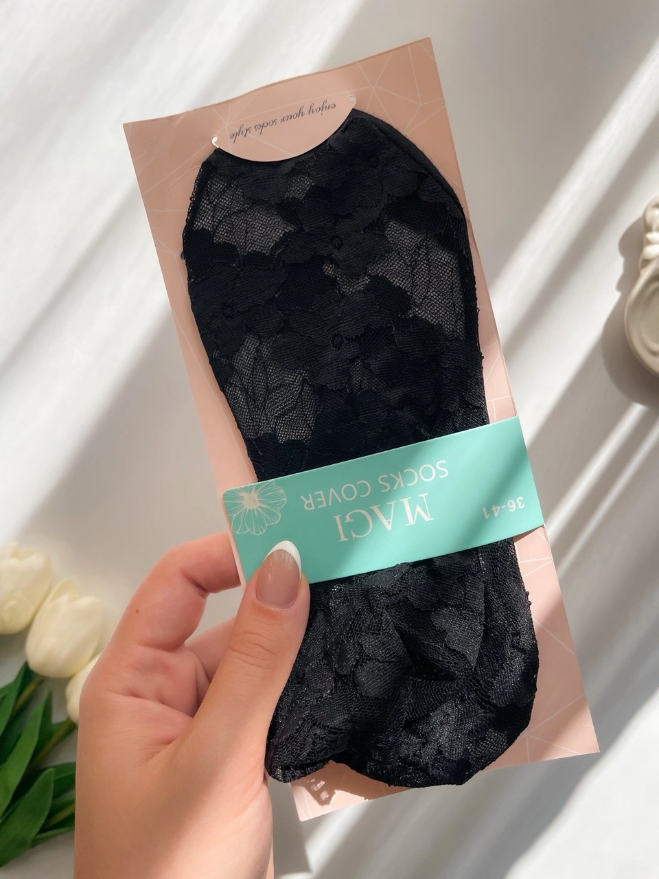 ✨ جوراب مجلسی توری زنانه - Image 8