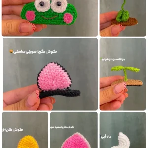 گیره موی بافت عروسکی